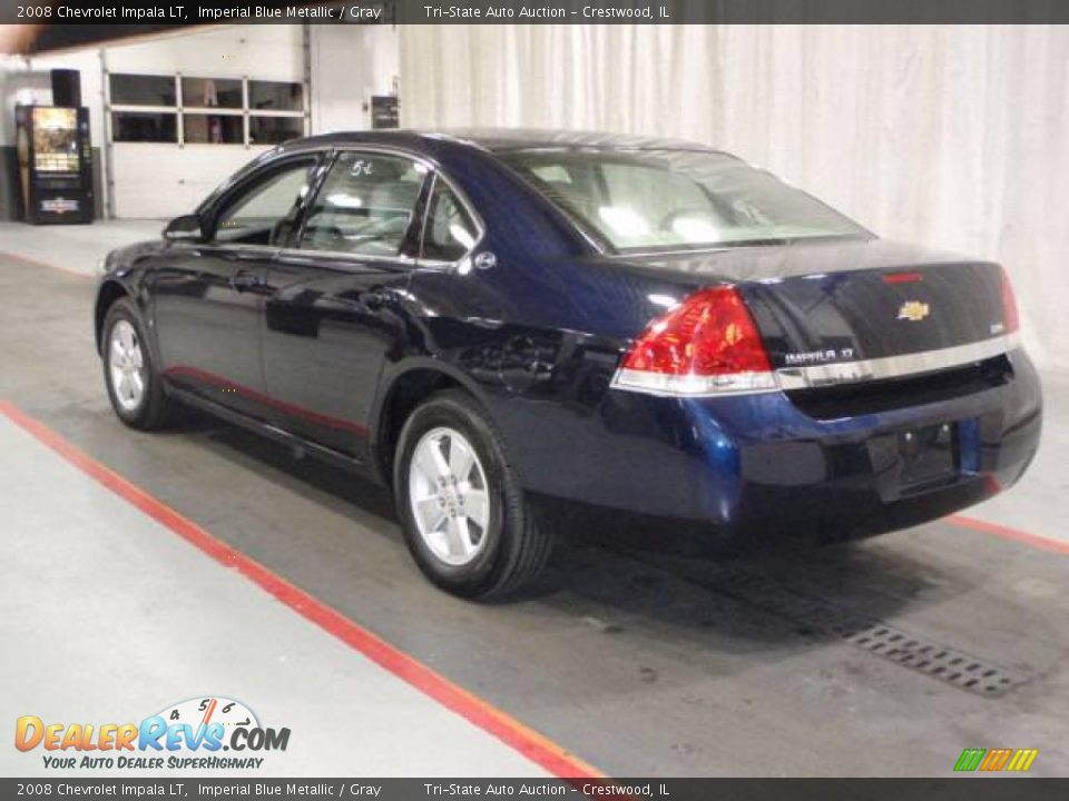 2008 Chevrolet Impala LT Imperial Blue Metallic / Gray Photo #4