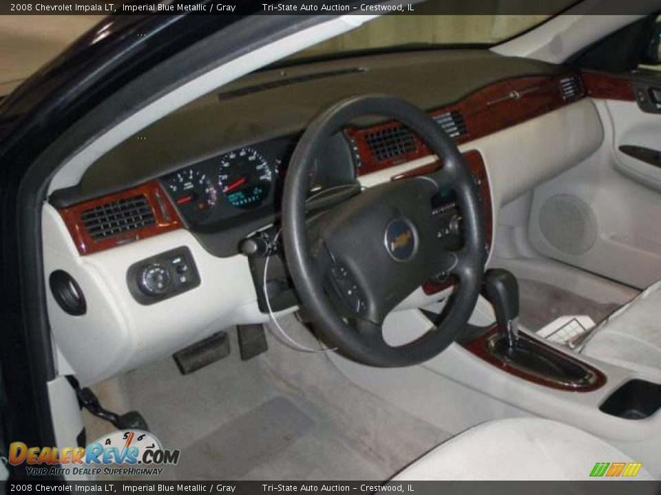 2008 Chevrolet Impala LT Imperial Blue Metallic / Gray Photo #7