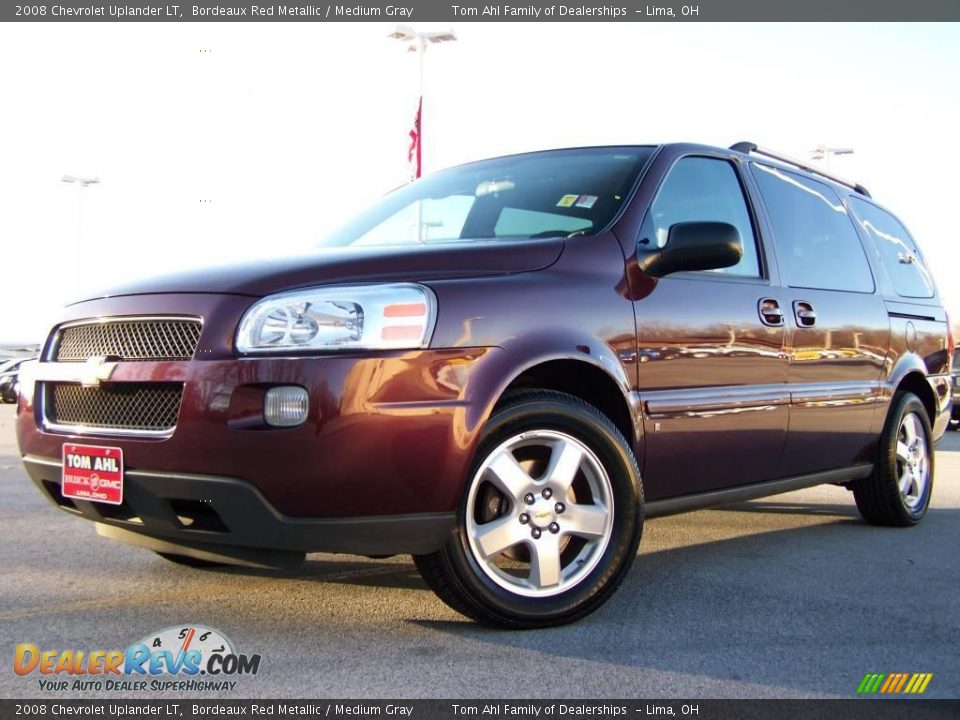2008 Chevrolet Uplander LT Bordeaux Red Metallic / Medium Gray Photo #4