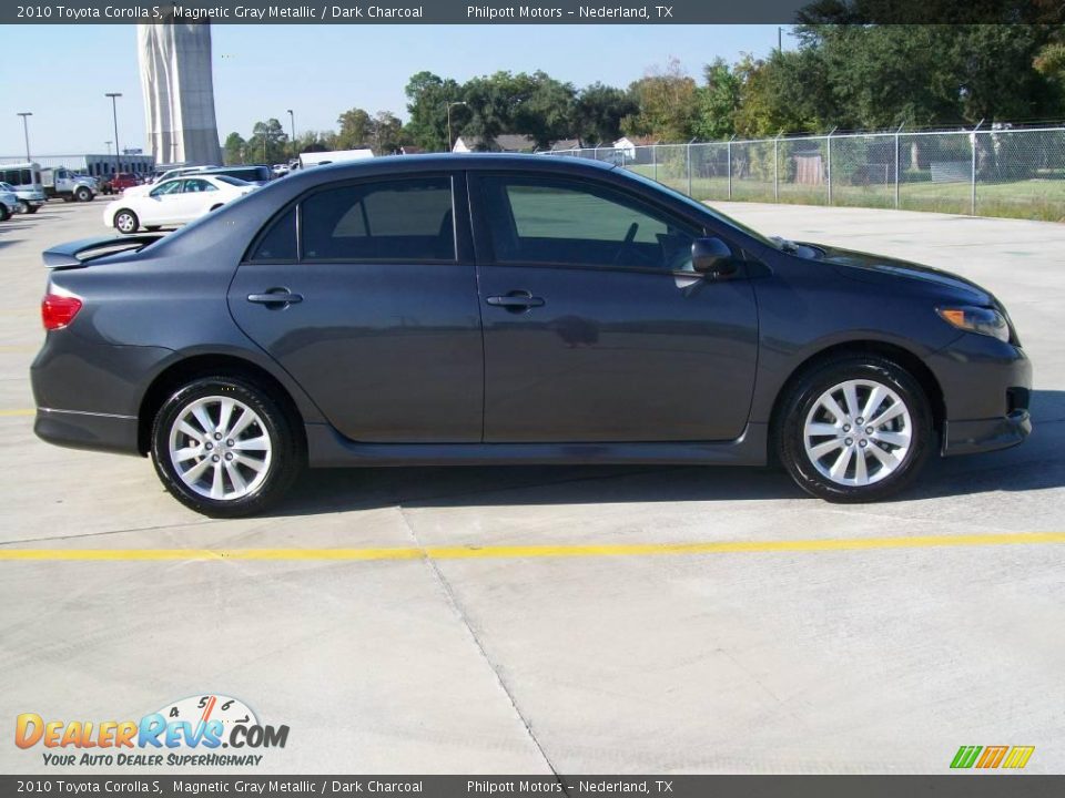 2010 Toyota Corolla S Magnetic Gray Metallic / Dark Charcoal Photo #2