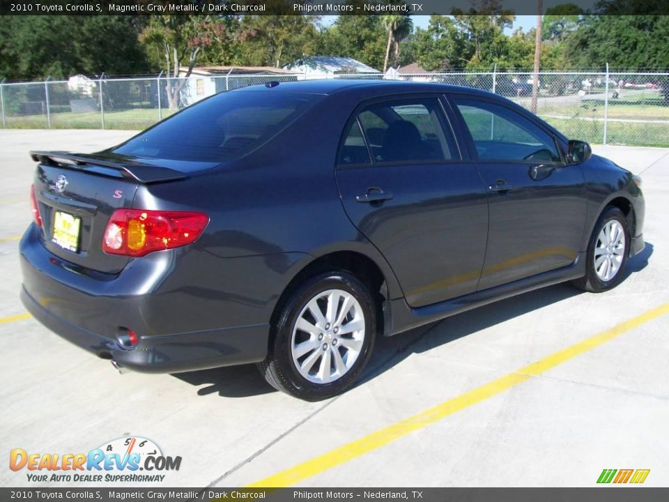 2010 Toyota Corolla S Magnetic Gray Metallic / Dark Charcoal Photo #3