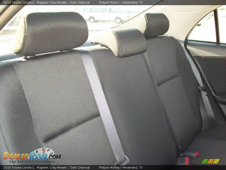 2010 Toyota Corolla S Magnetic Gray Metallic / Dark Charcoal Photo #27