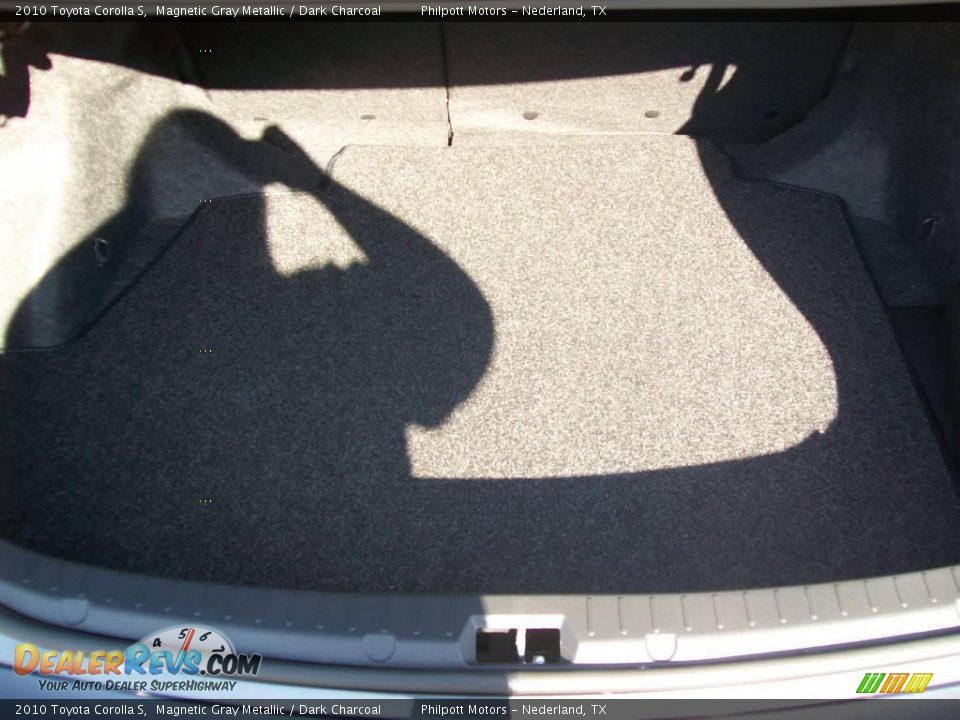 2010 Toyota Corolla S Magnetic Gray Metallic / Dark Charcoal Photo #28