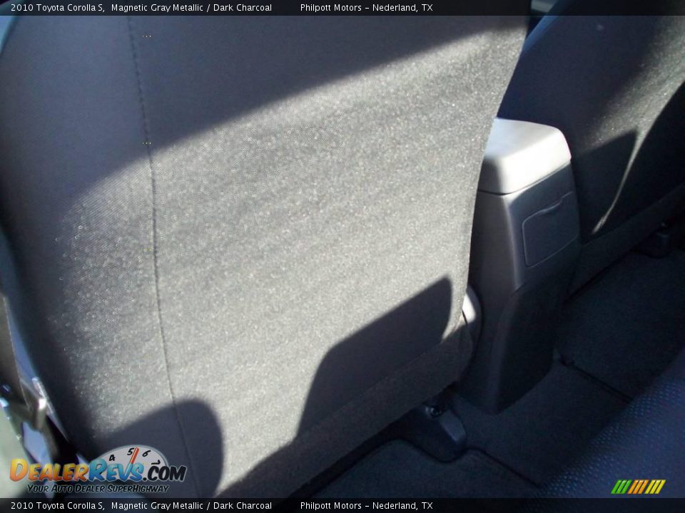 2010 Toyota Corolla S Magnetic Gray Metallic / Dark Charcoal Photo #30