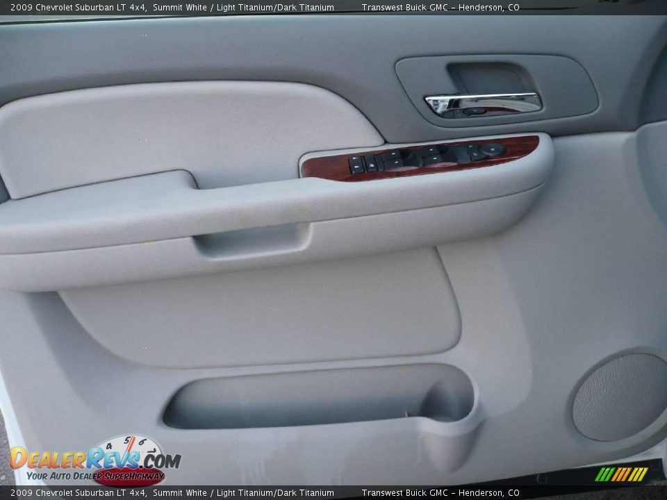 2009 Chevrolet Suburban LT 4x4 Summit White / Light Titanium/Dark Titanium Photo #7