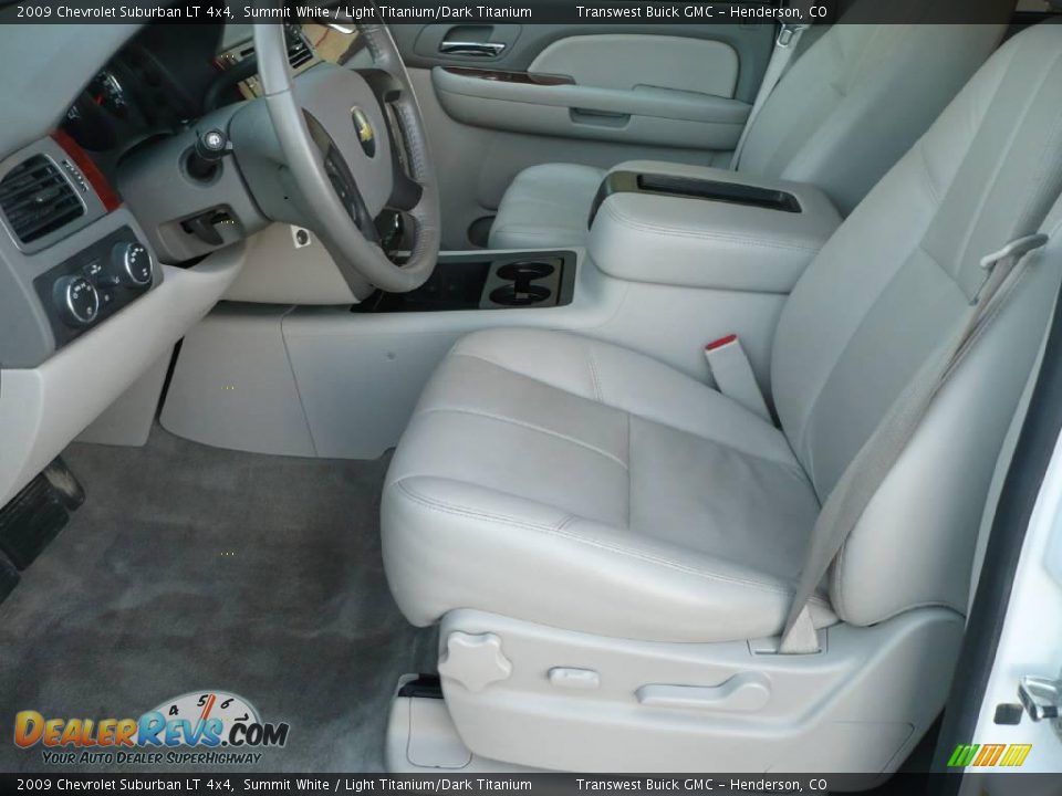2009 Chevrolet Suburban LT 4x4 Summit White / Light Titanium/Dark Titanium Photo #9