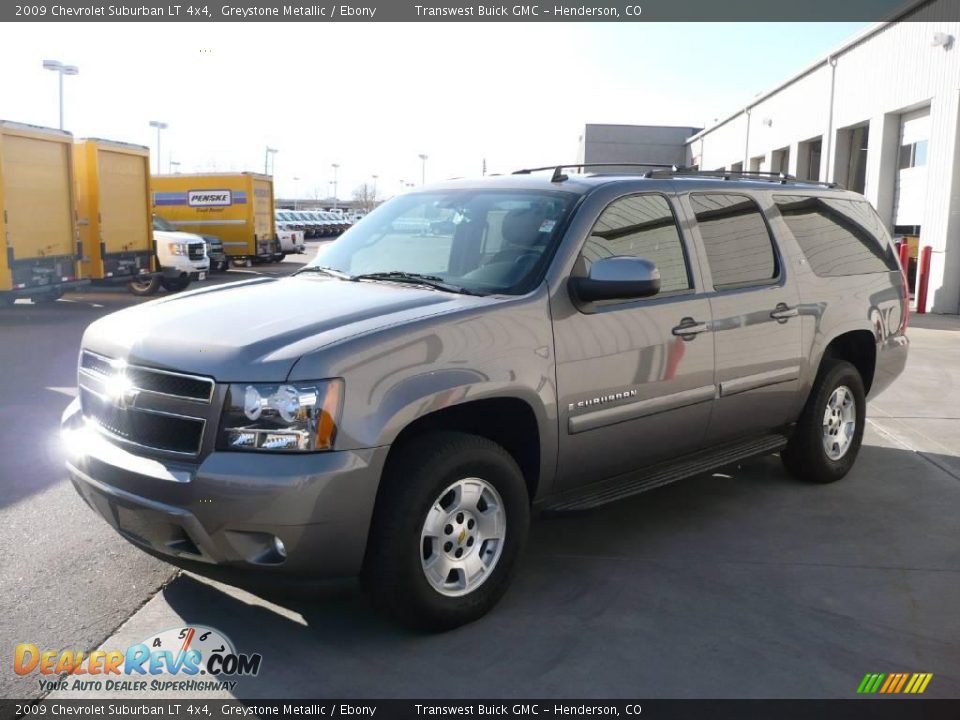 2009 Chevrolet Suburban LT 4x4 Greystone Metallic / Ebony Photo #3