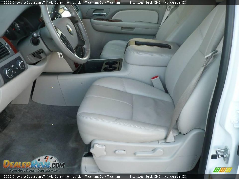2009 Chevrolet Suburban LT 4x4 Summit White / Light Titanium/Dark Titanium Photo #9
