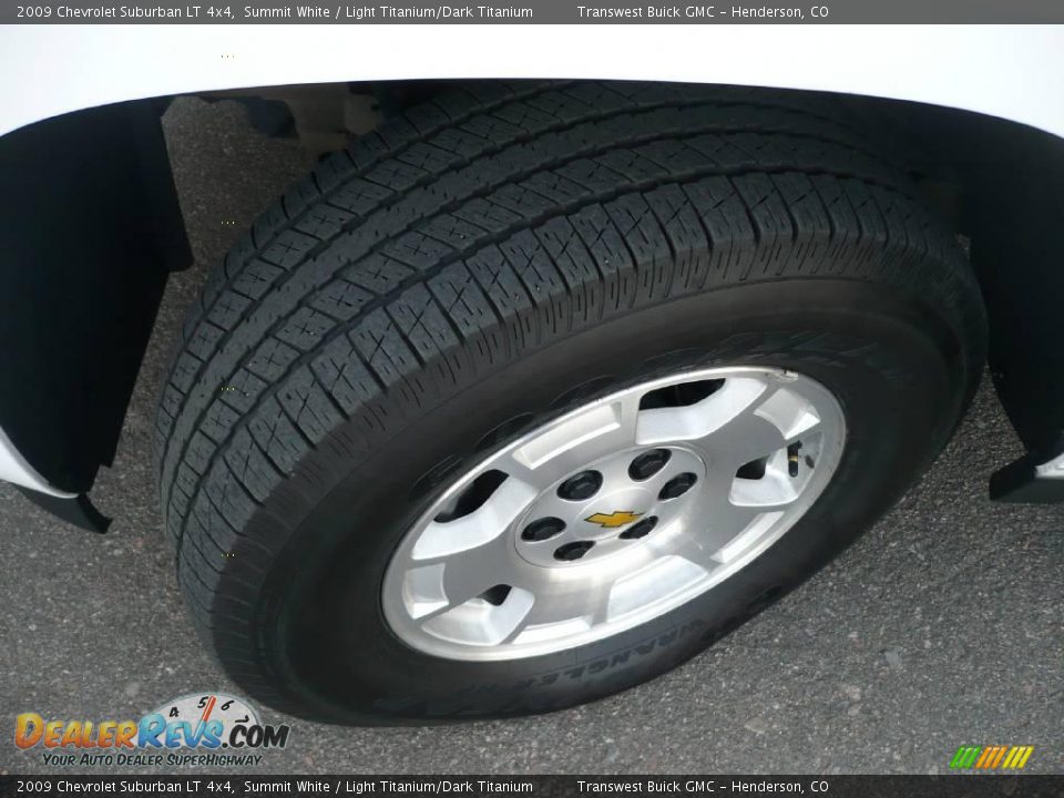 2009 Chevrolet Suburban LT 4x4 Summit White / Light Titanium/Dark Titanium Photo #22