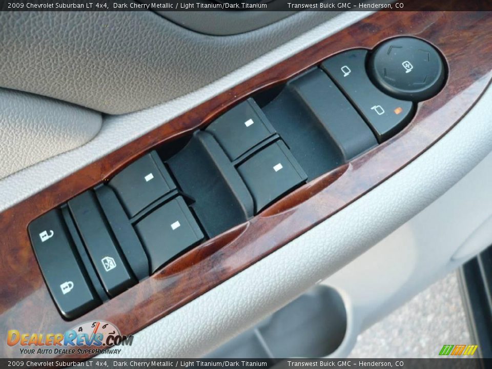 2009 Chevrolet Suburban LT 4x4 Dark Cherry Metallic / Light Titanium/Dark Titanium Photo #8