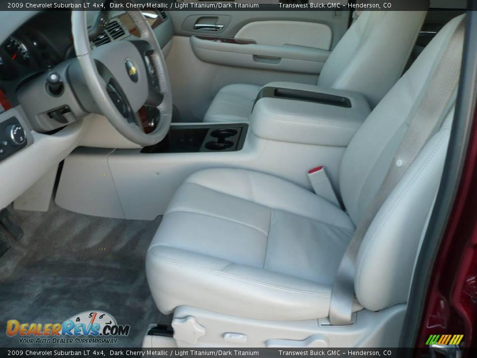 2009 Chevrolet Suburban LT 4x4 Dark Cherry Metallic / Light Titanium/Dark Titanium Photo #9