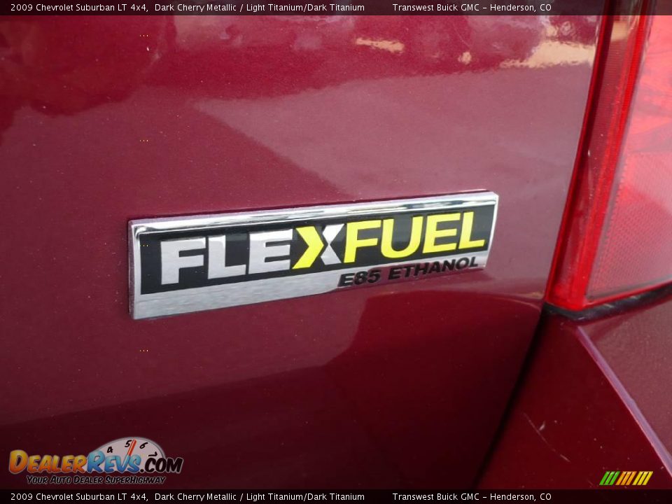 2009 Chevrolet Suburban LT 4x4 Dark Cherry Metallic / Light Titanium/Dark Titanium Photo #12