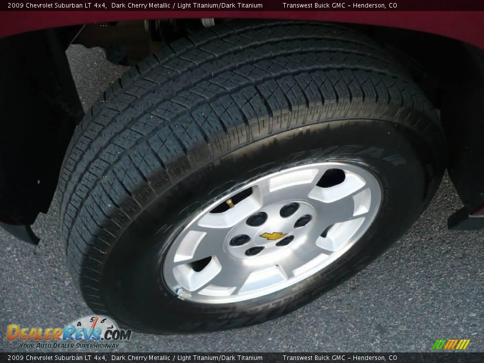 2009 Chevrolet Suburban LT 4x4 Dark Cherry Metallic / Light Titanium/Dark Titanium Photo #21