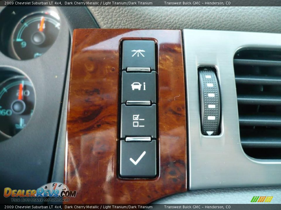 2009 Chevrolet Suburban LT 4x4 Dark Cherry Metallic / Light Titanium/Dark Titanium Photo #27