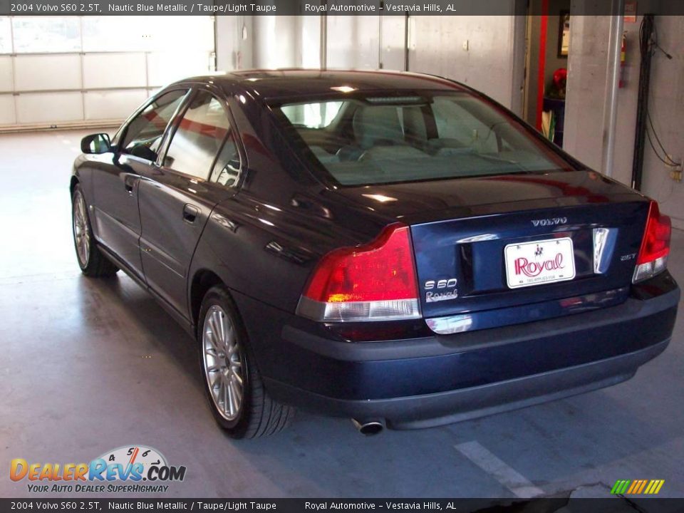 2004 Volvo S60 2.5T Nautic Blue Metallic / Taupe/Light Taupe Photo #4