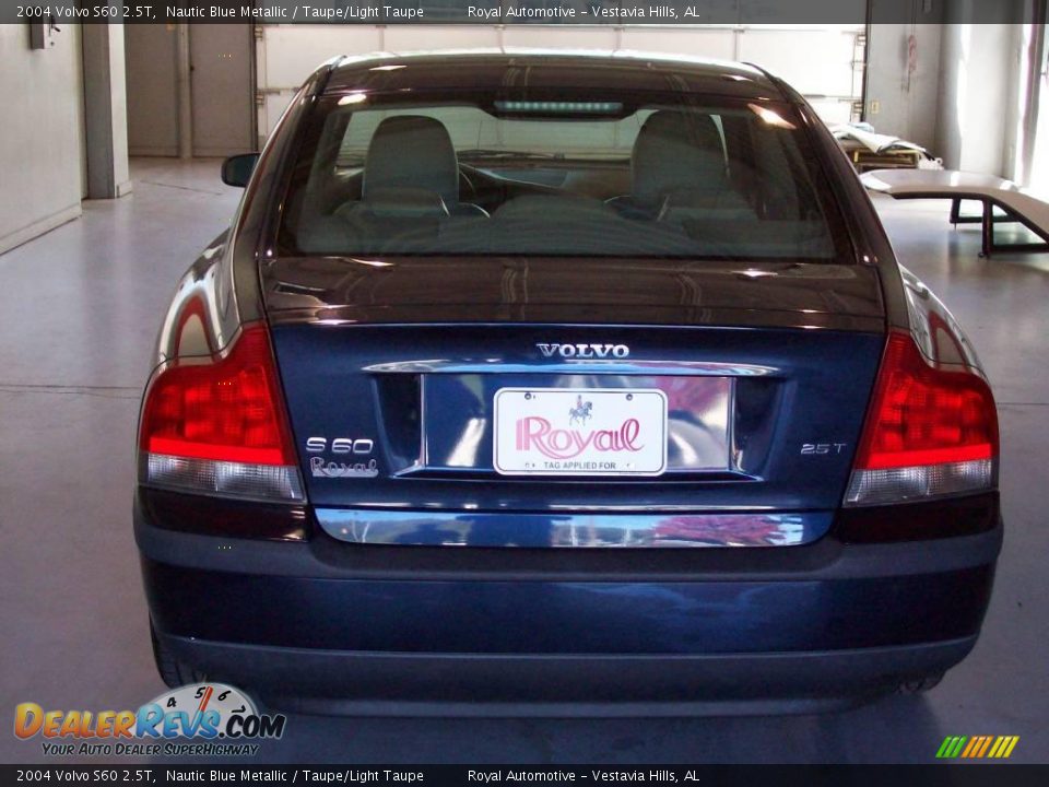 2004 Volvo S60 2.5T Nautic Blue Metallic / Taupe/Light Taupe Photo #5