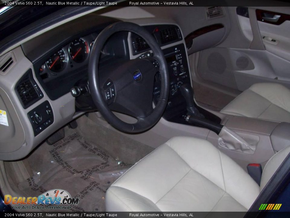2004 Volvo S60 2.5T Nautic Blue Metallic / Taupe/Light Taupe Photo #8
