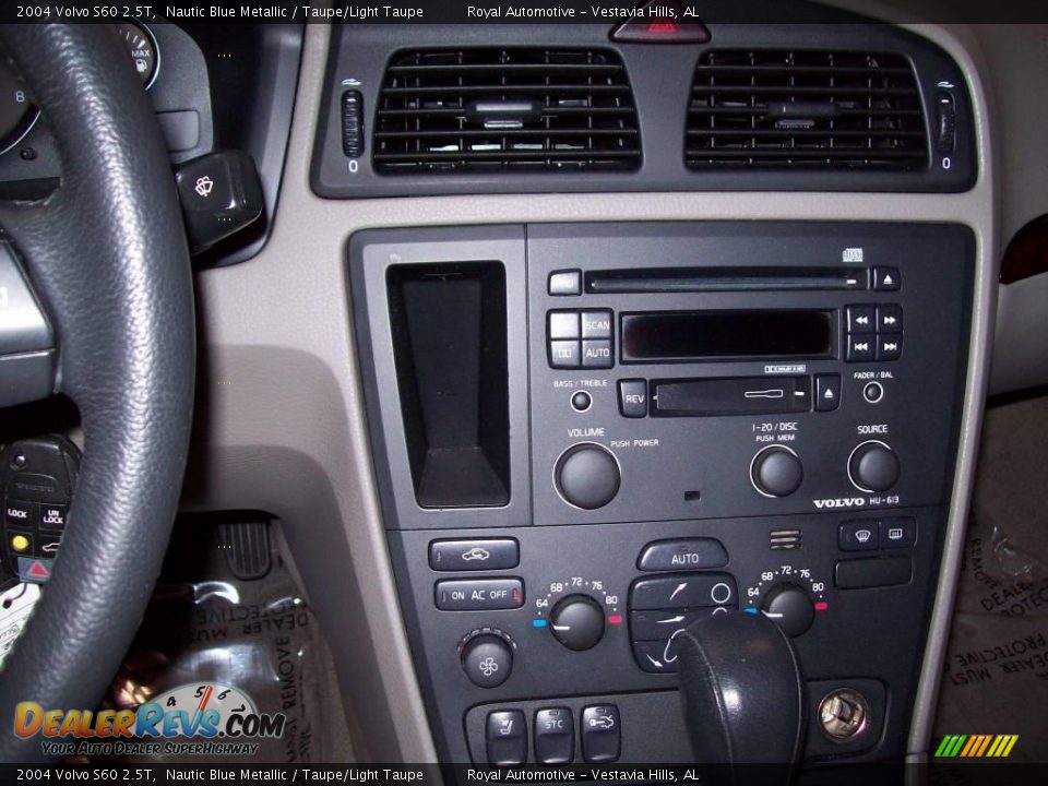 2004 Volvo S60 2.5T Nautic Blue Metallic / Taupe/Light Taupe Photo #12