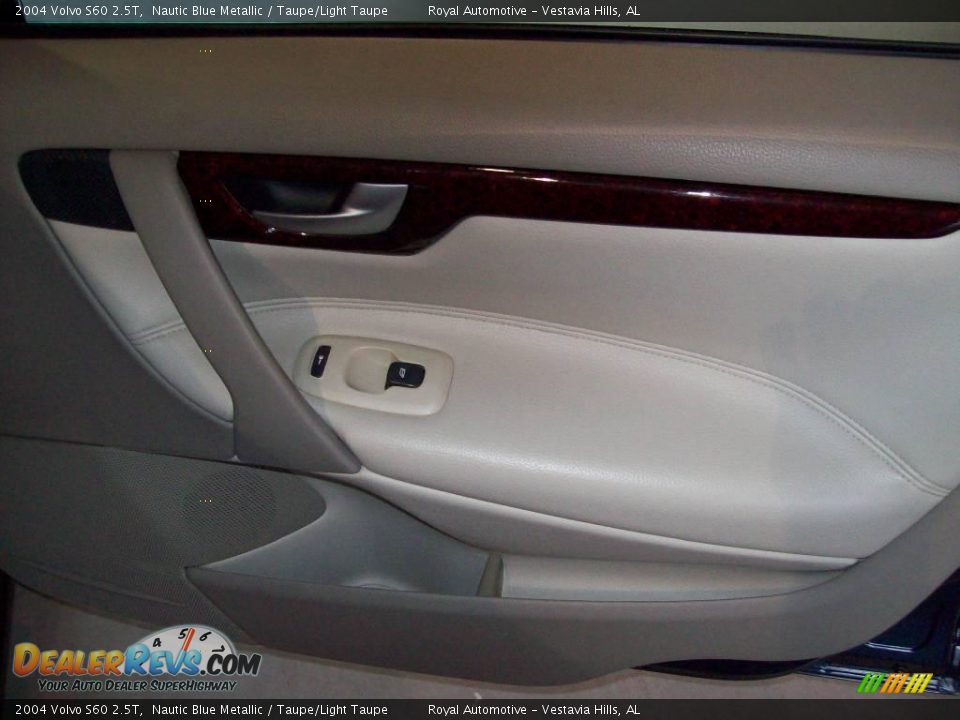 2004 Volvo S60 2.5T Nautic Blue Metallic / Taupe/Light Taupe Photo #23