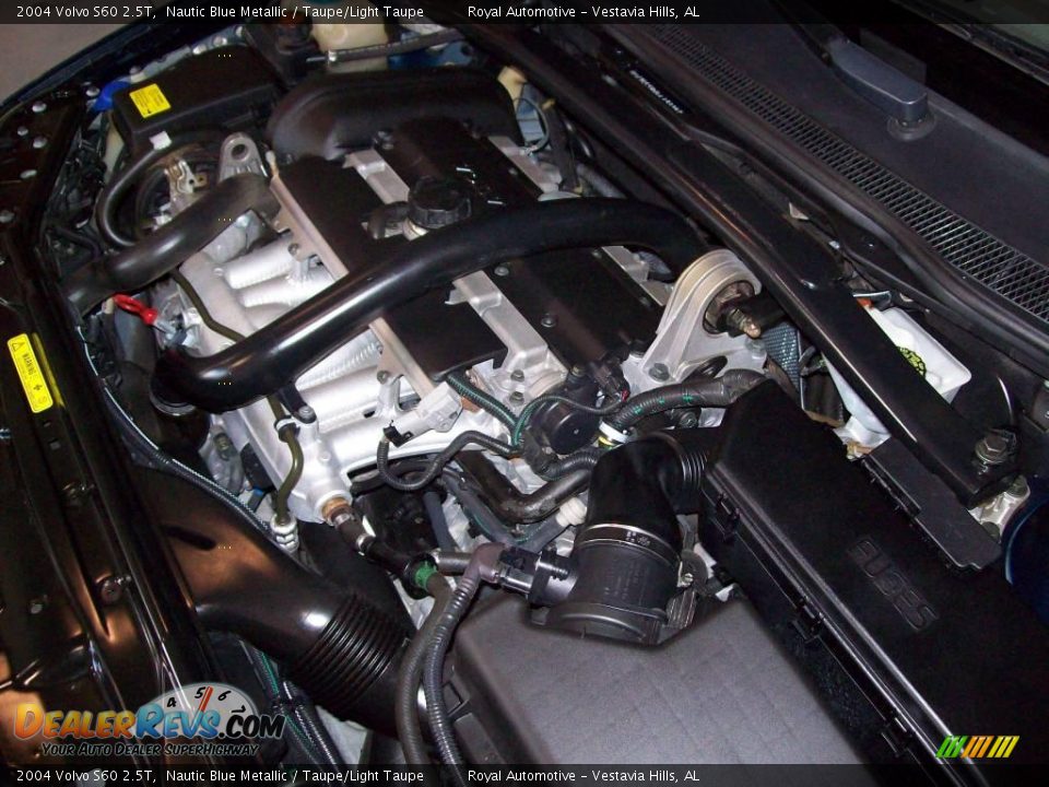 2004 Volvo S60 2.5T Nautic Blue Metallic / Taupe/Light Taupe Photo #27
