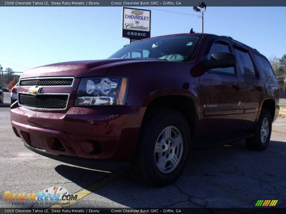 2008 Chevrolet Tahoe LS Deep Ruby Metallic / Ebony Photo #1