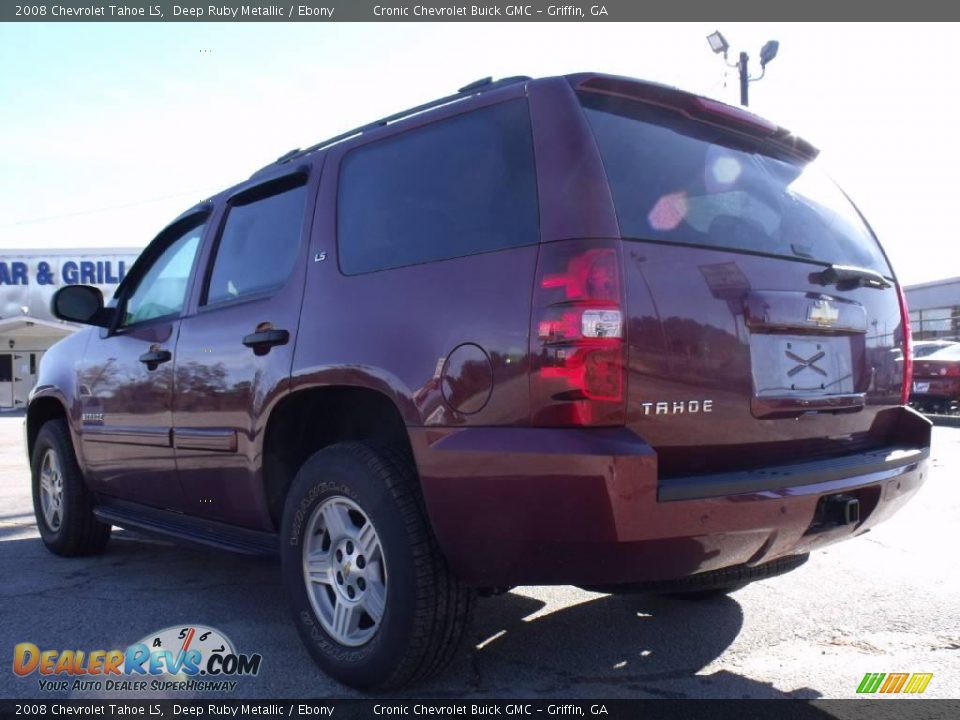 2008 Chevrolet Tahoe LS Deep Ruby Metallic / Ebony Photo #3