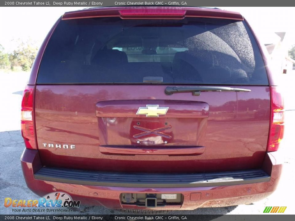 2008 Chevrolet Tahoe LS Deep Ruby Metallic / Ebony Photo #4