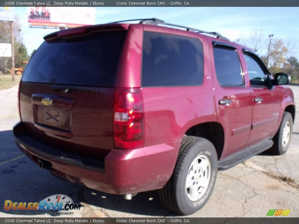 2008 Chevrolet Tahoe LS Deep Ruby Metallic / Ebony Photo #5