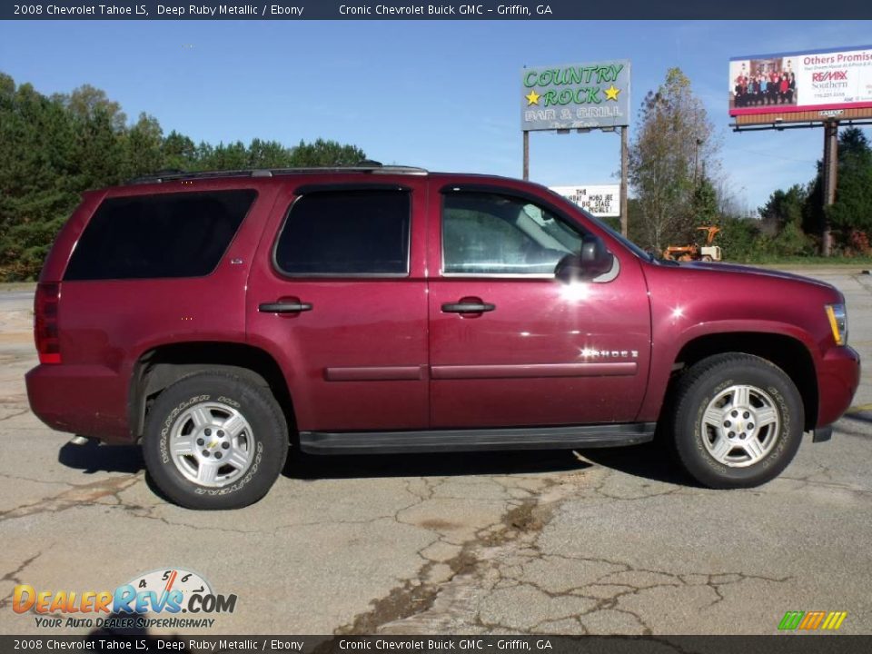 2008 Chevrolet Tahoe LS Deep Ruby Metallic / Ebony Photo #6