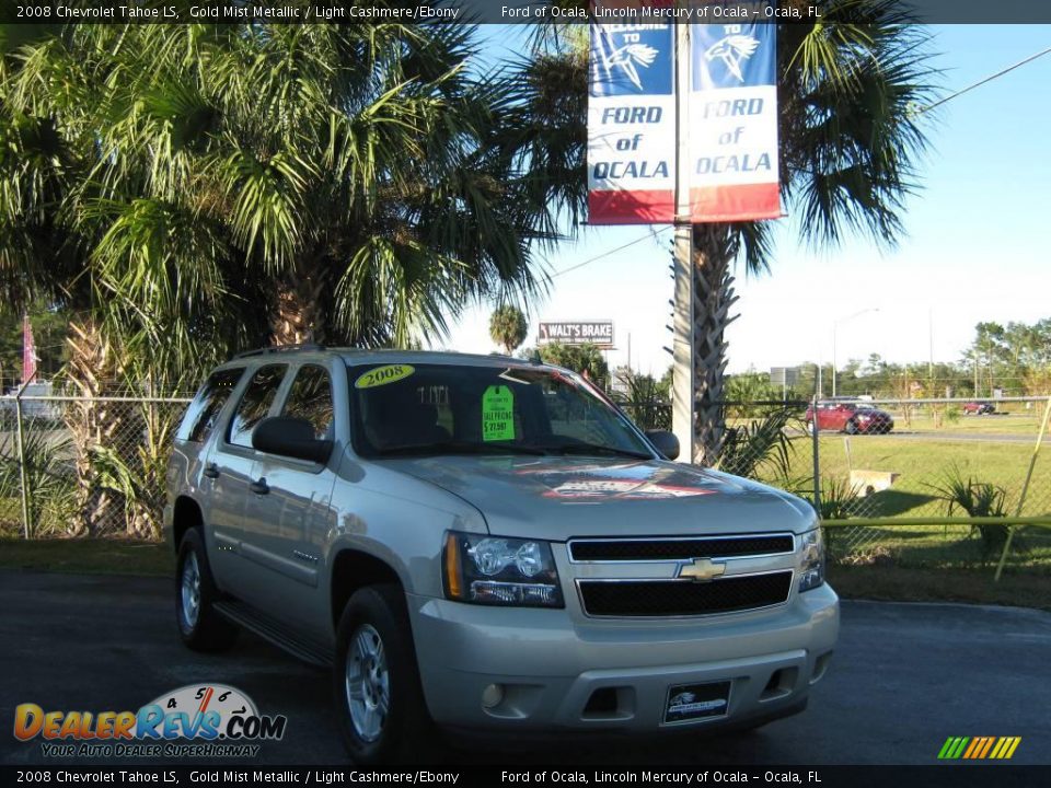 2008 Chevrolet Tahoe LS Gold Mist Metallic / Light Cashmere/Ebony Photo #1
