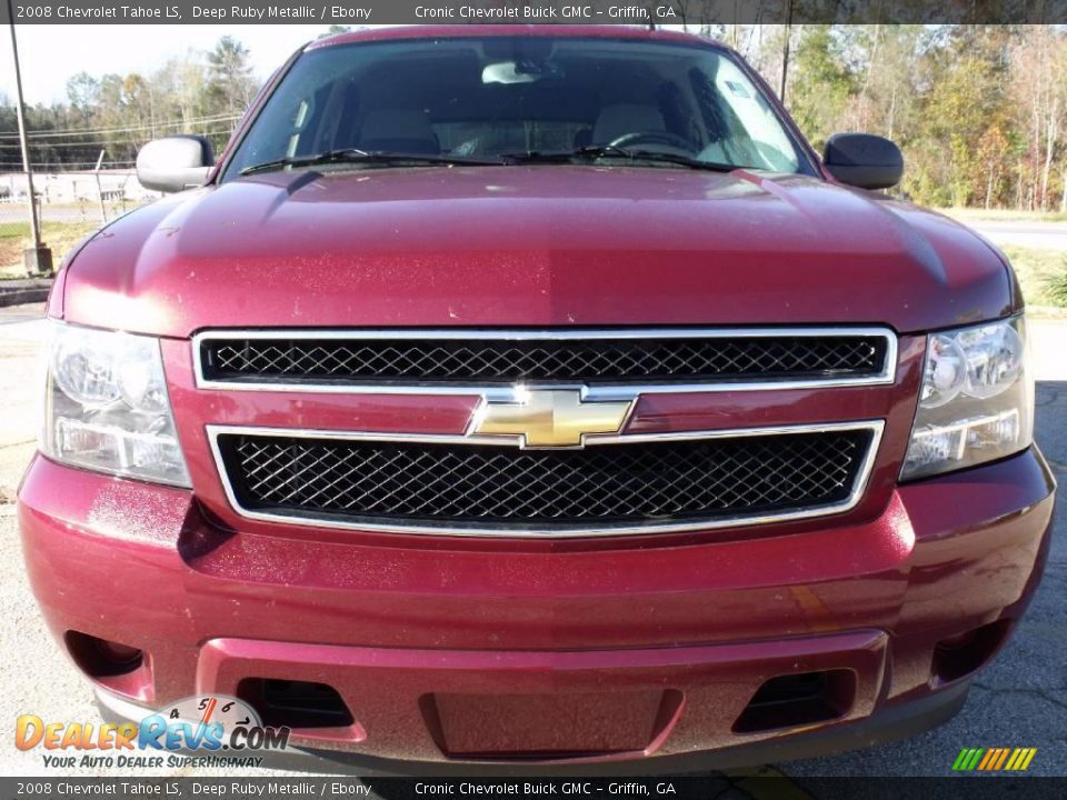 2008 Chevrolet Tahoe LS Deep Ruby Metallic / Ebony Photo #8
