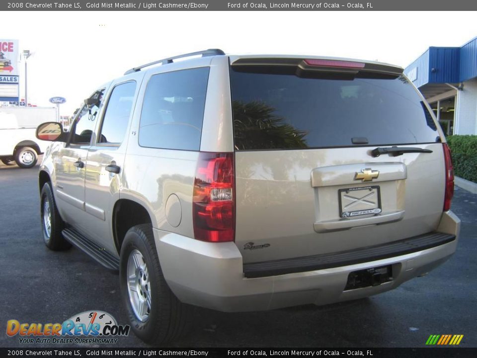2008 Chevrolet Tahoe LS Gold Mist Metallic / Light Cashmere/Ebony Photo #5