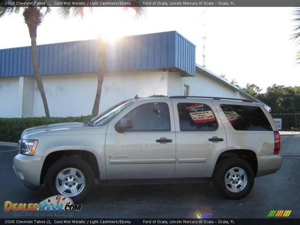 2008 Chevrolet Tahoe LS Gold Mist Metallic / Light Cashmere/Ebony Photo #6