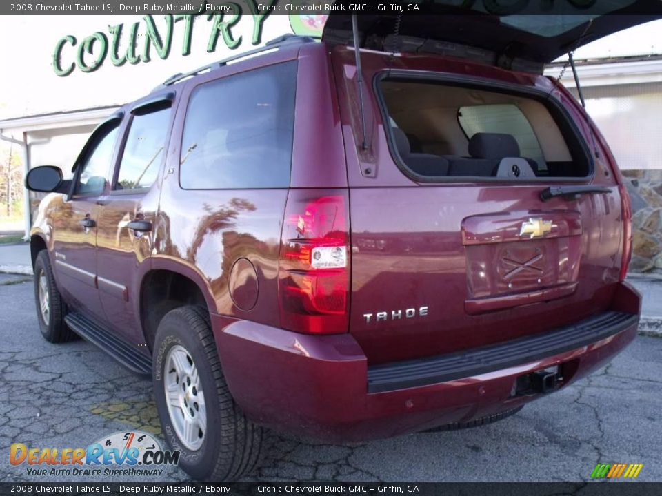 2008 Chevrolet Tahoe LS Deep Ruby Metallic / Ebony Photo #13