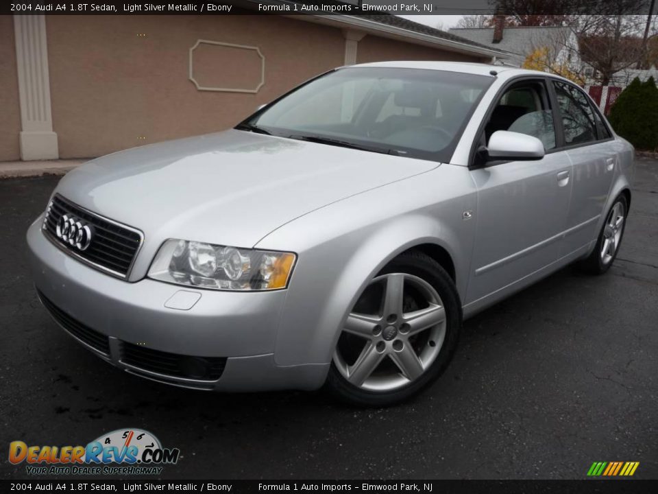 2004 Audi A4 1.8T Sedan Light Silver Metallic / Ebony Photo #1