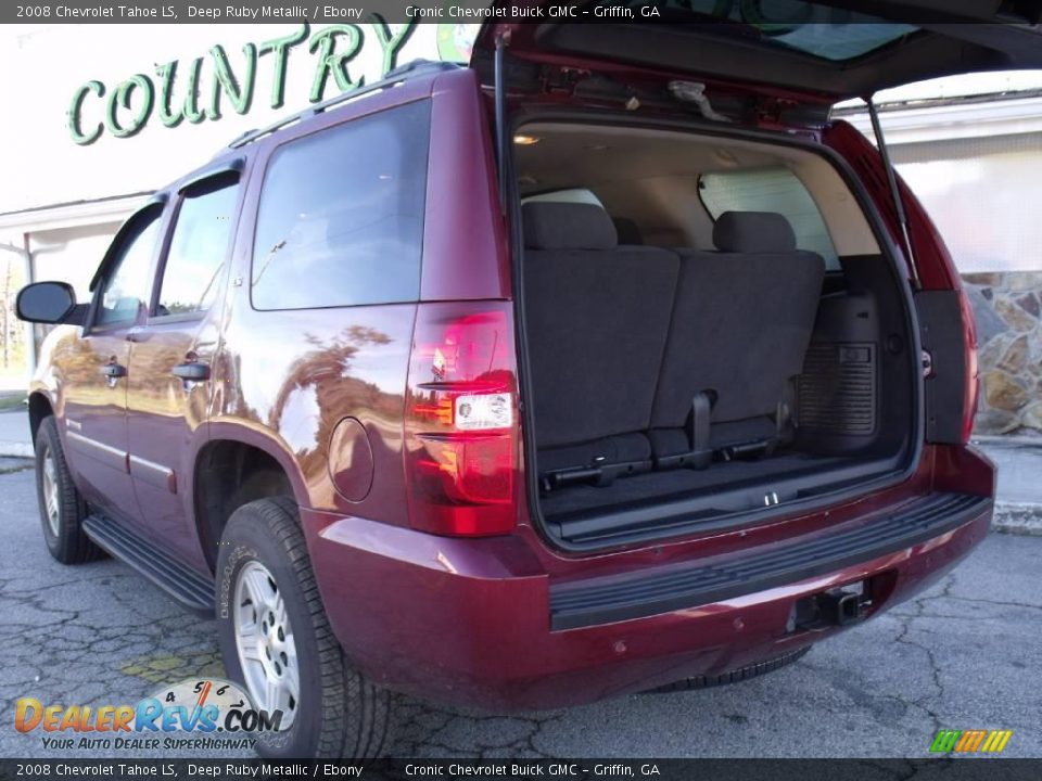 2008 Chevrolet Tahoe LS Deep Ruby Metallic / Ebony Photo #14