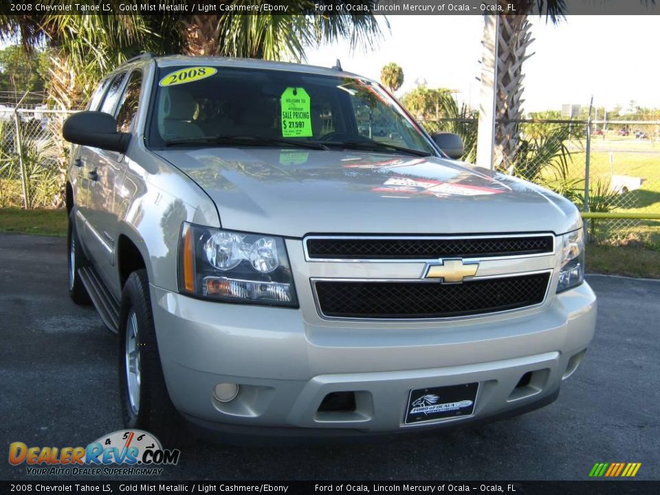 2008 Chevrolet Tahoe LS Gold Mist Metallic / Light Cashmere/Ebony Photo #9