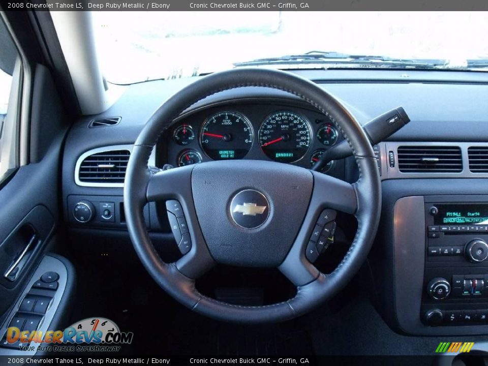 2008 Chevrolet Tahoe LS Deep Ruby Metallic / Ebony Photo #20
