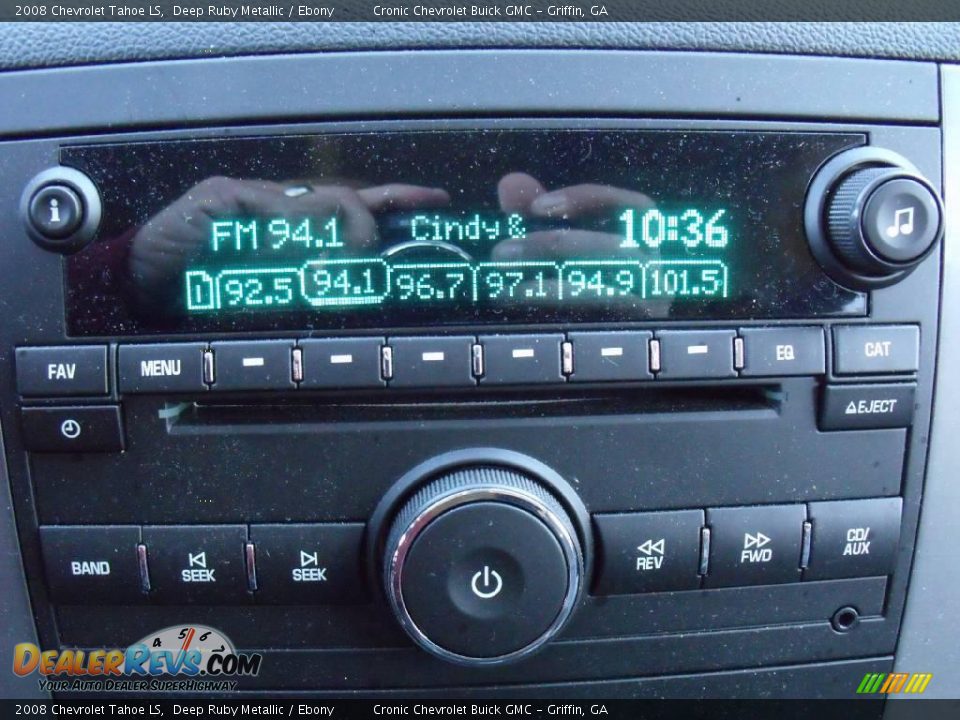 2008 Chevrolet Tahoe LS Deep Ruby Metallic / Ebony Photo #22