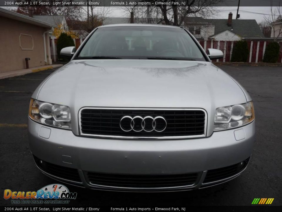2004 Audi A4 1.8T Sedan Light Silver Metallic / Ebony Photo #12