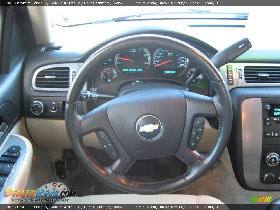 2008 Chevrolet Tahoe LS Gold Mist Metallic / Light Cashmere/Ebony Photo #22