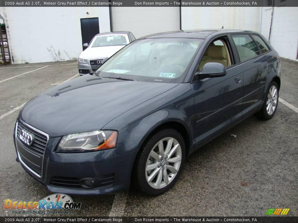 2009 Audi A3 2.0T Meteor Grey Pearl Effect / Cardamom Beige Photo #1
