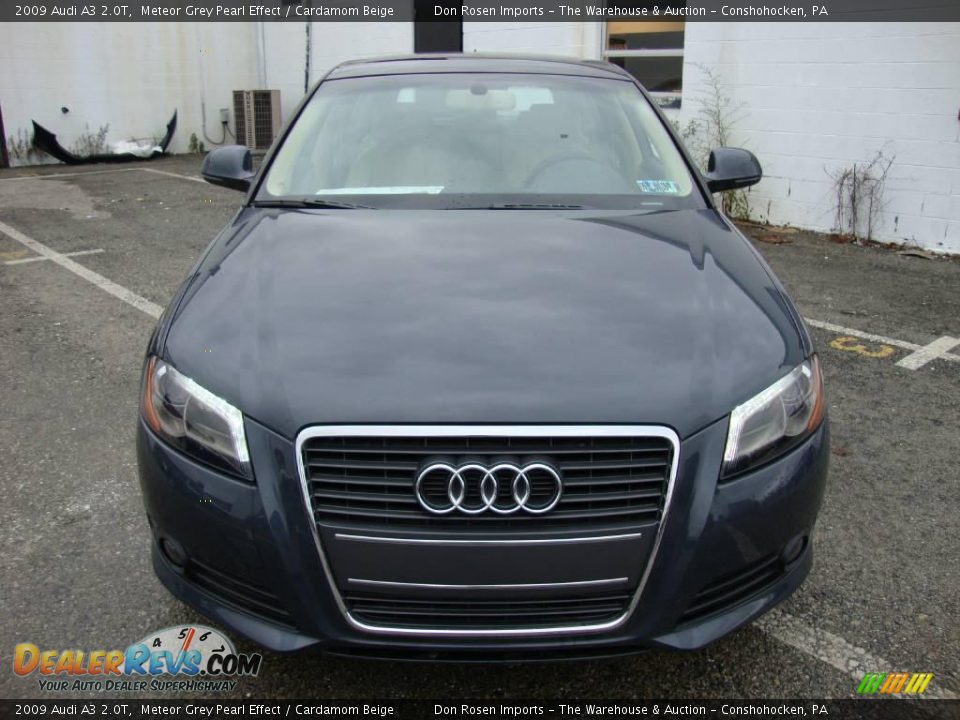 2009 Audi A3 2.0T Meteor Grey Pearl Effect / Cardamom Beige Photo #3