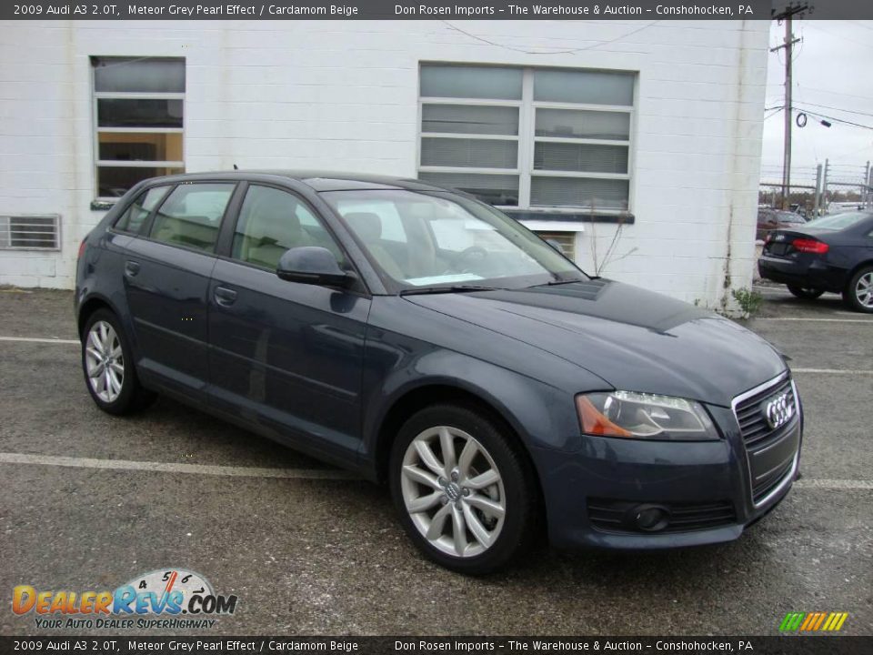 2009 Audi A3 2.0T Meteor Grey Pearl Effect / Cardamom Beige Photo #5