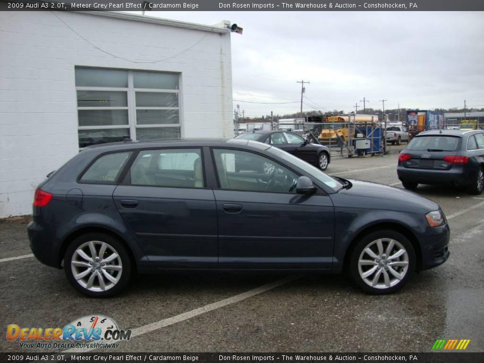 2009 Audi A3 2.0T Meteor Grey Pearl Effect / Cardamom Beige Photo #6