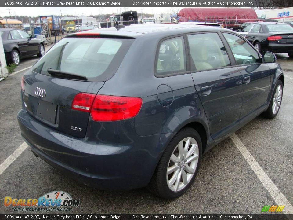 2009 Audi A3 2.0T Meteor Grey Pearl Effect / Cardamom Beige Photo #7