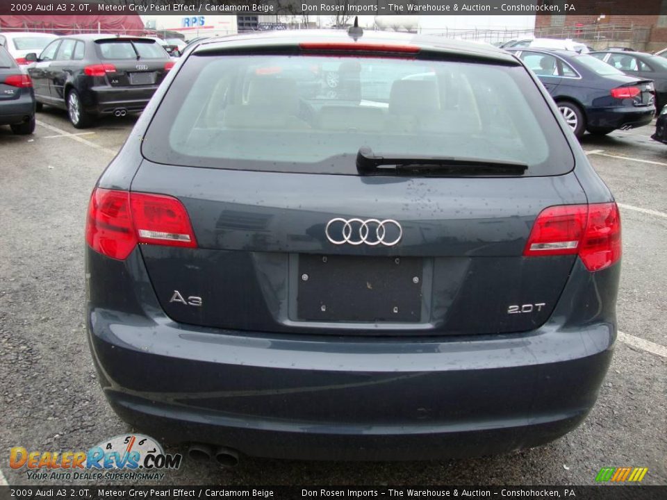 2009 Audi A3 2.0T Meteor Grey Pearl Effect / Cardamom Beige Photo #8