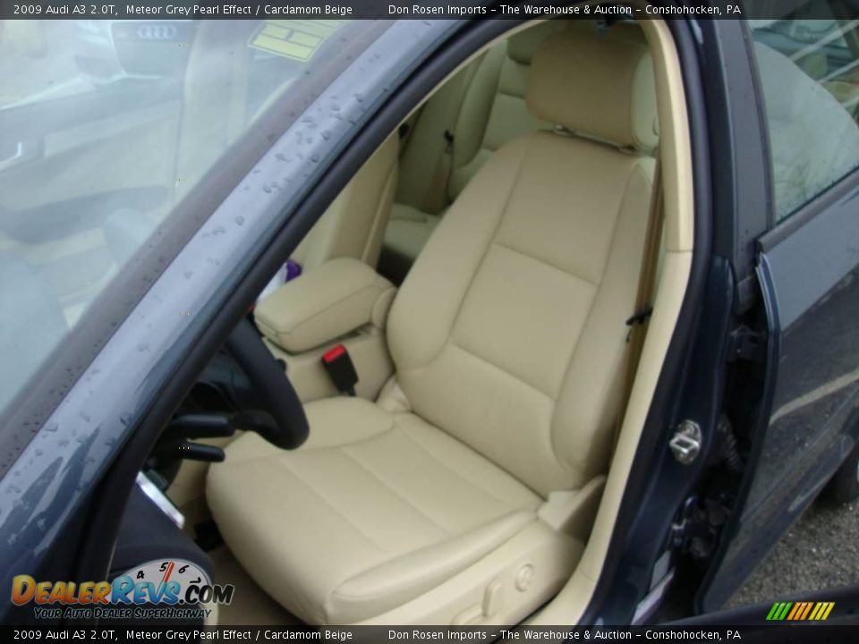 2009 Audi A3 2.0T Meteor Grey Pearl Effect / Cardamom Beige Photo #16