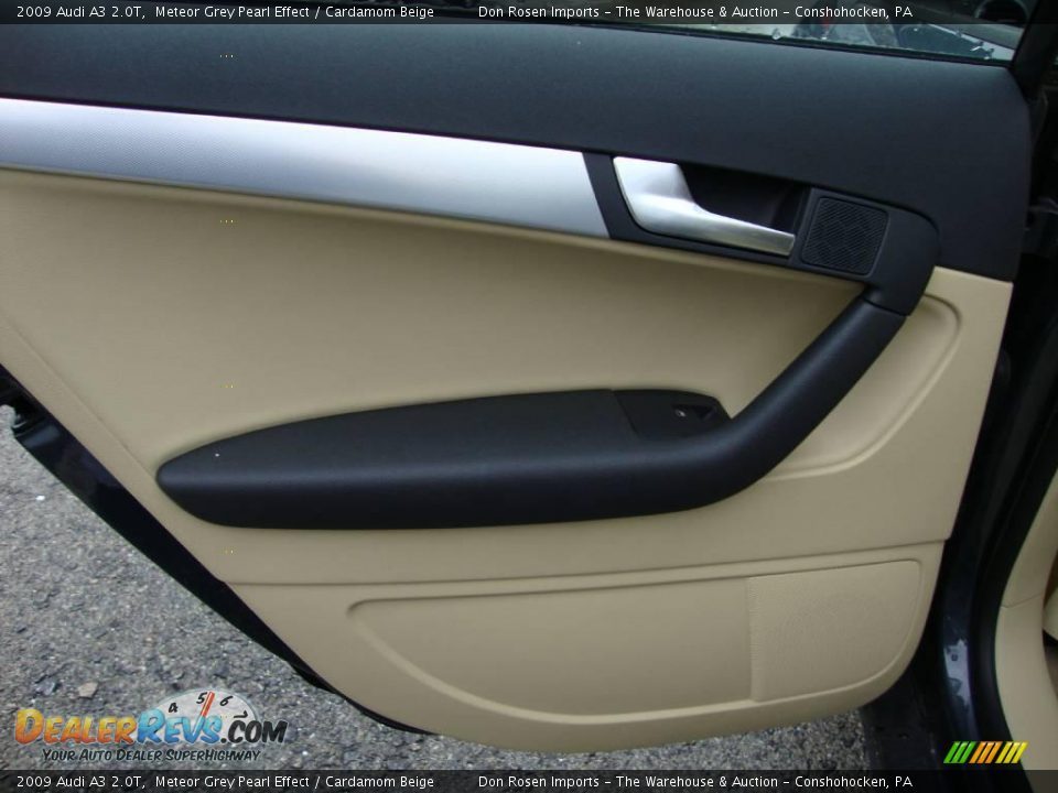 2009 Audi A3 2.0T Meteor Grey Pearl Effect / Cardamom Beige Photo #22