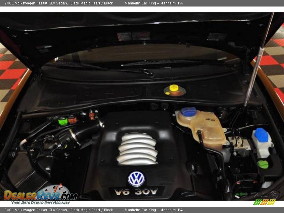 2001 Volkswagen Passat GLX Sedan Black Magic Pearl / Black Photo #19